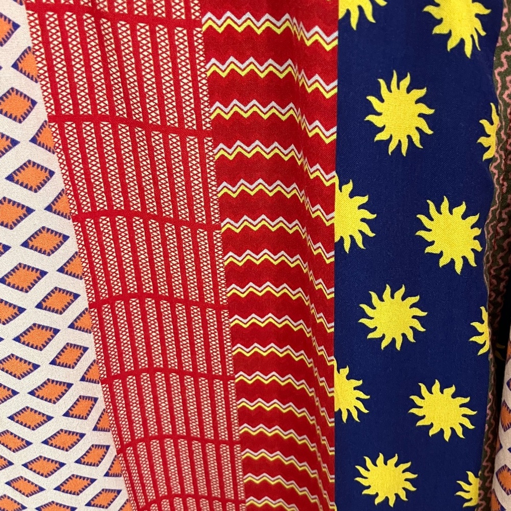 OAS The Cuba Shirt L Sunburst Print Camp Collar Miami Night Latin Summer Vibe - Picture 8 of 8